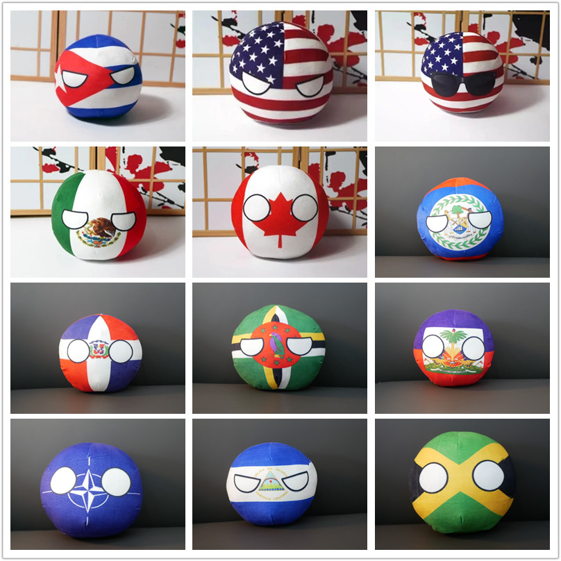 Board Game Jamaica - カントリーボールズ-ぬいぐるみ,ギフト玩具,キューバ,メキシコ,アメリカ,カナダ,アメリカ,カリブ海,ドミニカボール,ポールボール,枕