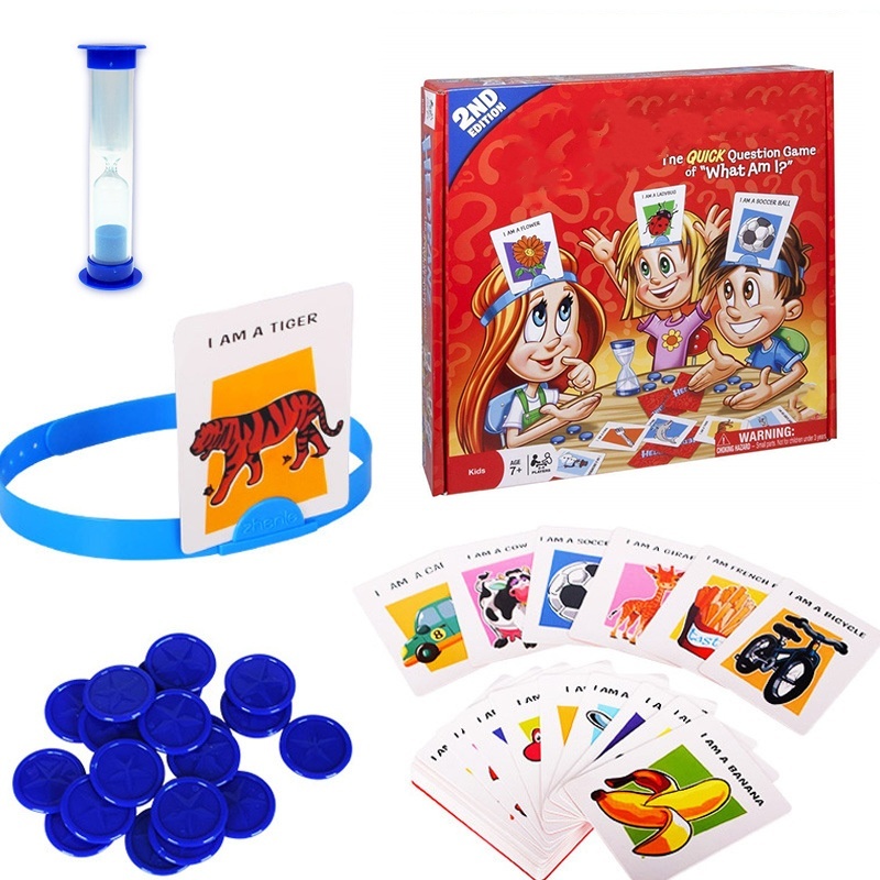 Board Game Who Is It - キッズ面白いカードボードゲームおもちゃ私は誰か当ててくださいゲームファミリーパーティーゲーム親子インタラクティブ教育ボードゲームおもちゃギフト