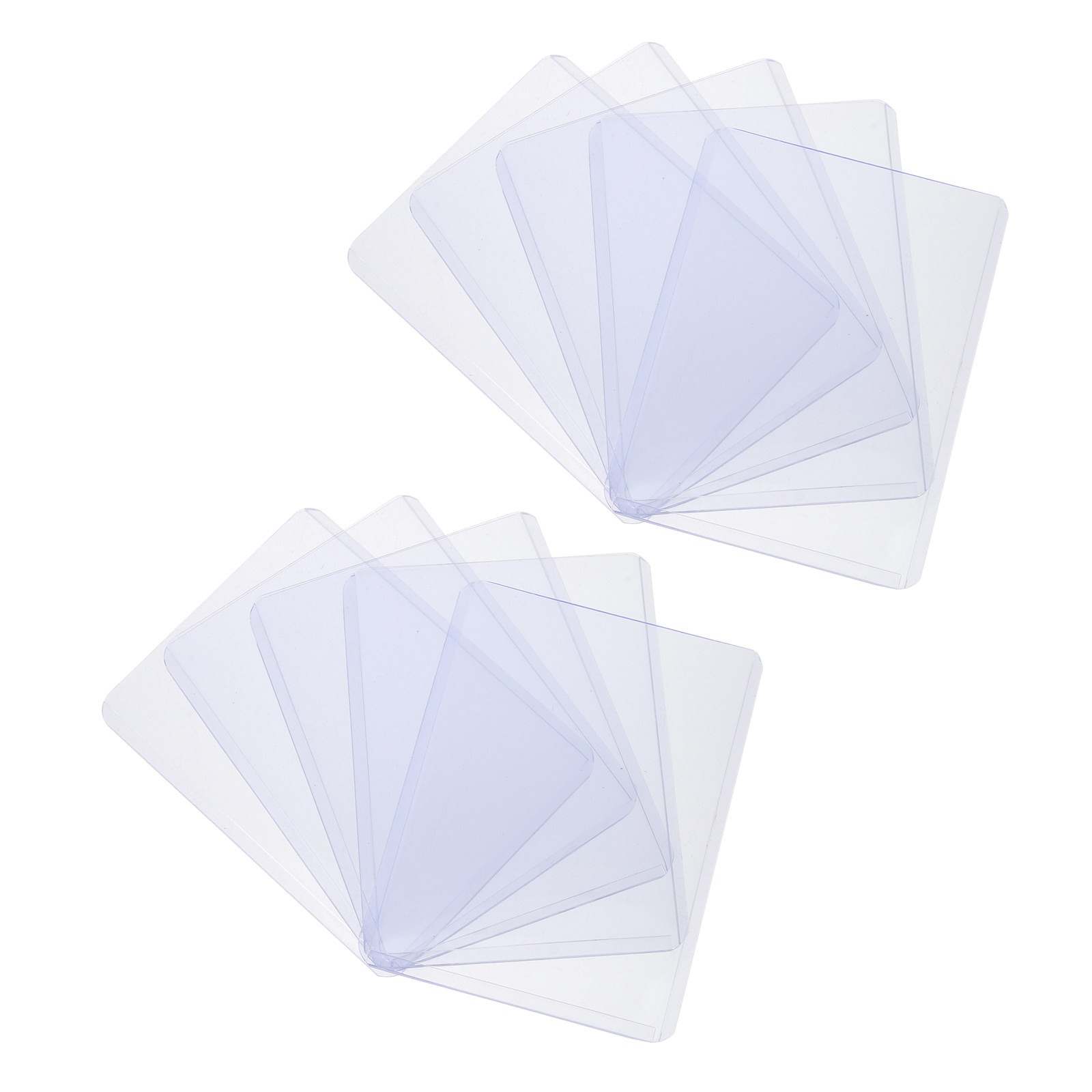 Card Sleeves Protector - 30枚入りプラスチックカードスリーブ 透明ハードシェル ゲームカードプロテクター 学生、教師、コレクター向け 破損防止カード