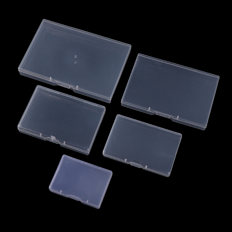 Token Tray Organizer - 透明なプラスチックボックス長方形半透明梱包箱収納オーガナイザーケース防塵耐久性のある強力なジュエリーコンテナ
