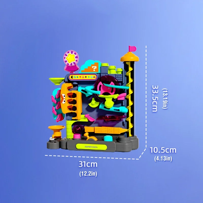 Board Game Operation - プラットフォームゲーム クレイジーボールトラックおもちゃ 手動操作 バッテリー不要 安全なSTEM教育パズル迷路おもちゃ 子供の誕生日プレゼント