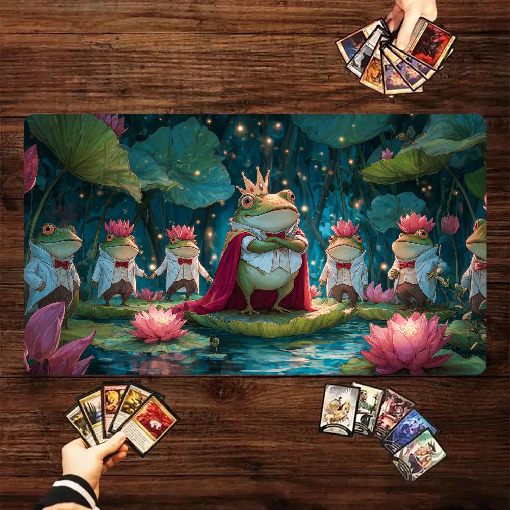 蓮池カエル祭りマジックカードバトルマット TCG プレイマッ - Board Game Festival のレビューと価格