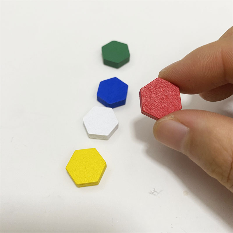 50個の木製六角形プリズム,チェス盤,トークン,ゲーム,DI - Board Game Economy のレビューと価格