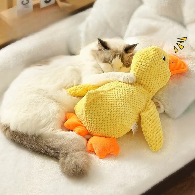 アヒル型犬用おもちゃ、耐噛み性、耐久性のある犬用ぬいぐるみ、 - Board Game Quacks のレビューと価格