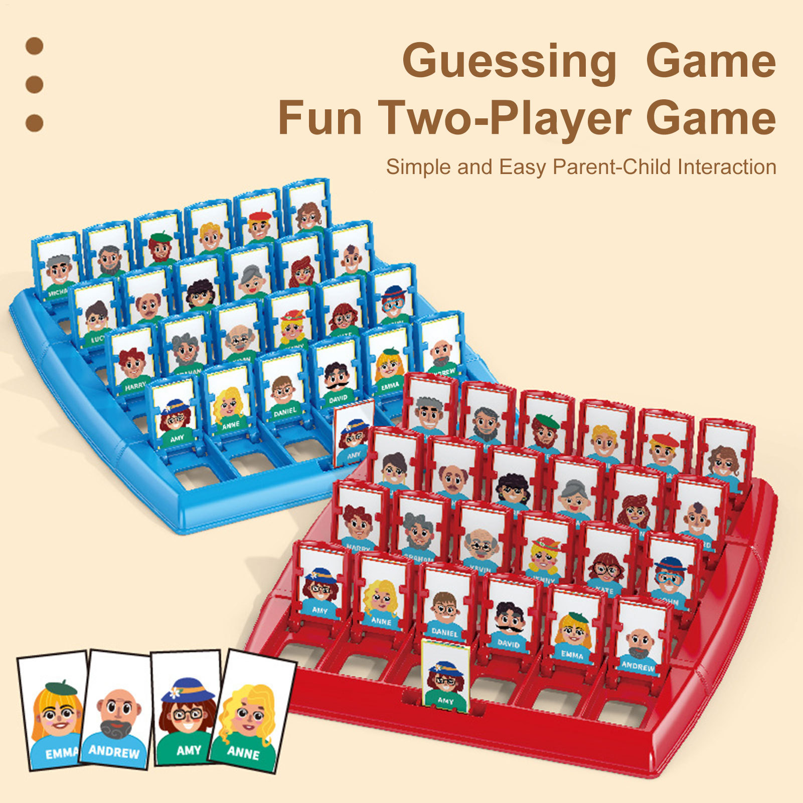 2人用教育玩具 インタラクティブ記憶ロジック玩具 私が誰だか - Board Game Who Is It のレビューと価格