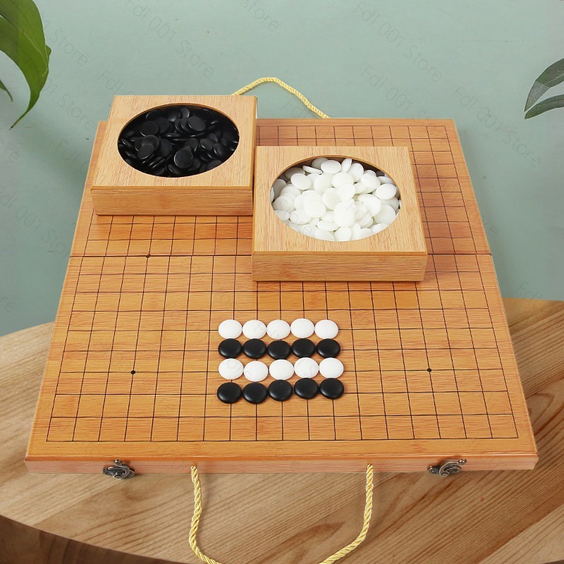 19ウェイゴーセットバックギャモンボードゲーム、黒と白のチェ - Board Game Operation のレビューと価格