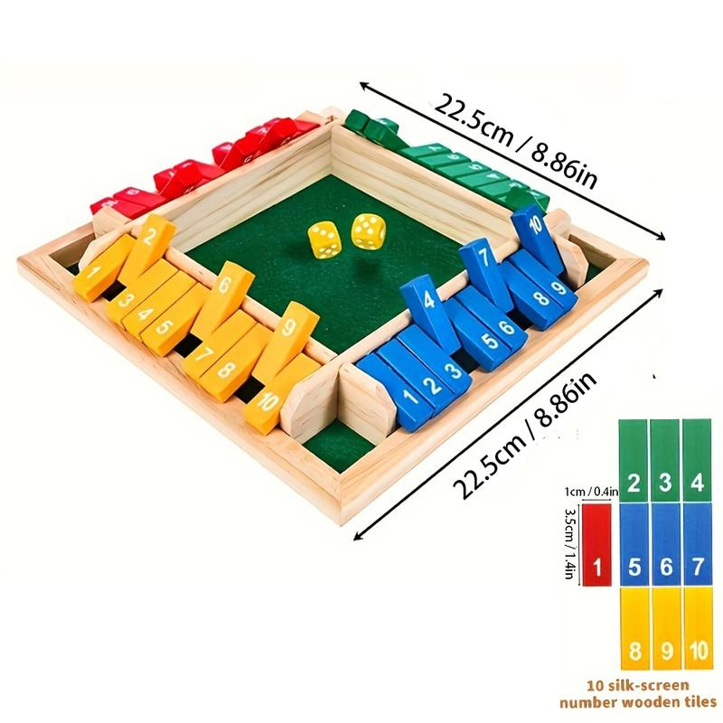 ボックスゲーム 木製サイコロ 四面フリップカード 2～4人用 - Board Game Flip 7 のレビューと価格