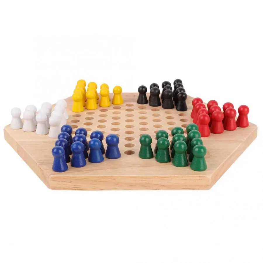 子供のための木製の教育ボード,古典的なハリマ,中国のチェッカ - Board Game Quacks のレビューと価格
