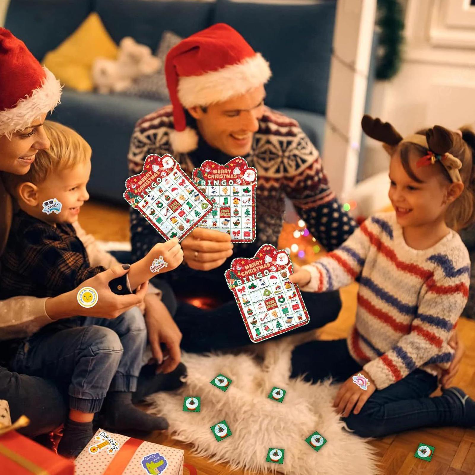クリスマスビンゴカード 子供用クリスマスビンゴパーティーボー - Board Game Festival のレビューと価格