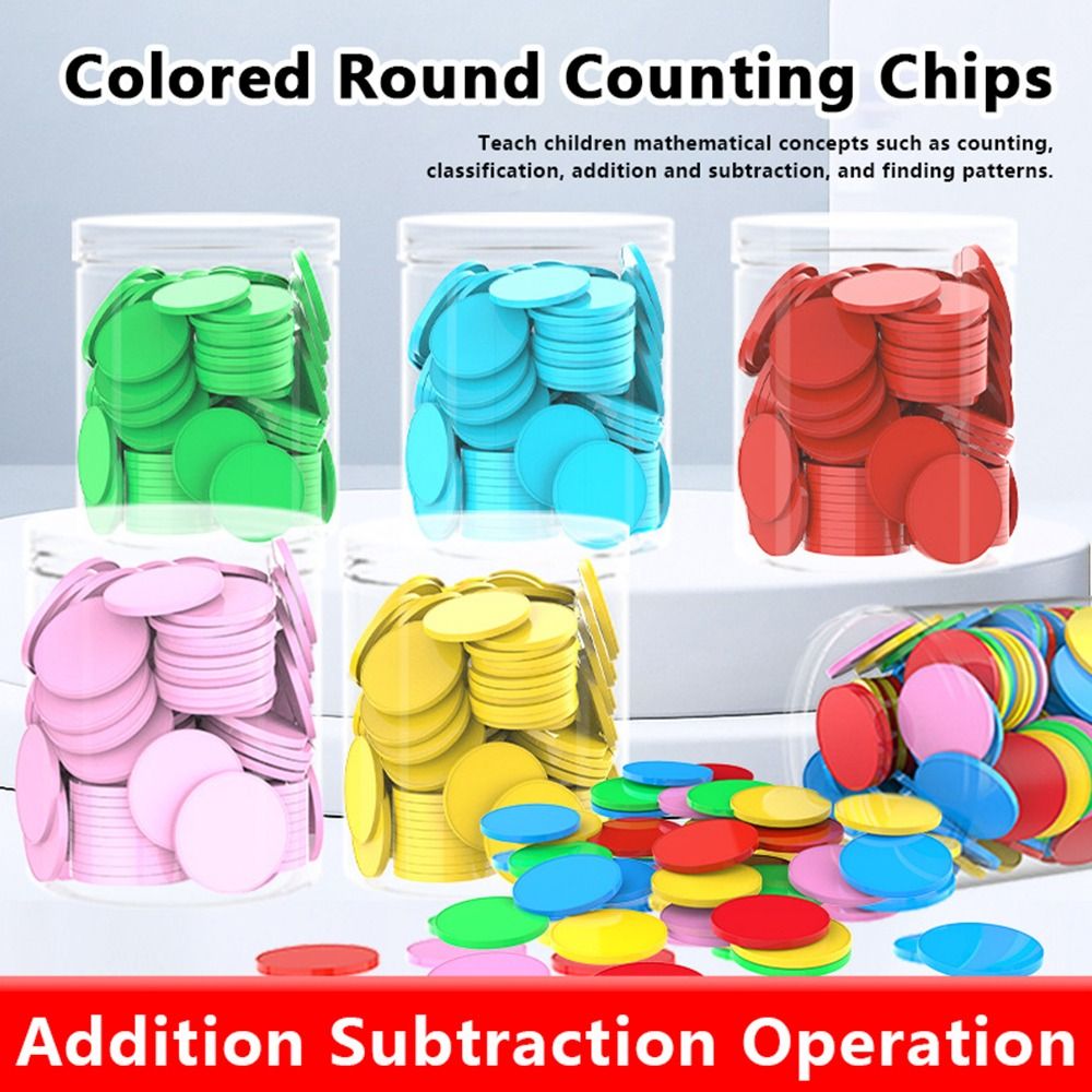 100 個のプラスチック製カウンティングチップ加算減算操作用 - Board Game Operation のレビューと価格