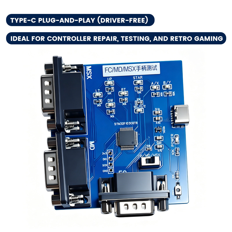 FC MD MSXゲームコントローラーテストボード STM3 - Board Game Detective のレビューと価格