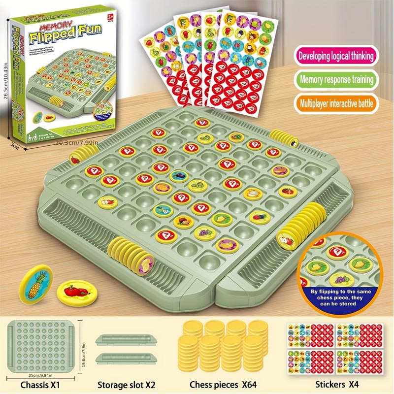 インタラクティブボードゲーム フルーツフリップチェスゲーム  - Board Game Flip 7 のレビューと価格