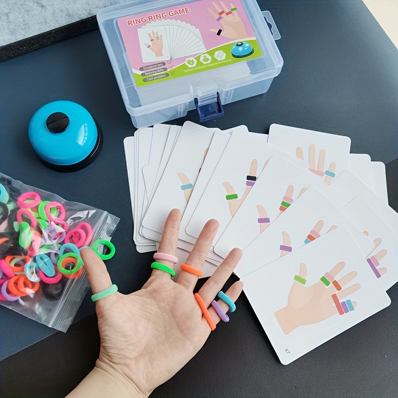 子供指リングボードゲームカラーマッチングおもちゃインタラクテ - Board Game For Kids のレビューと価格