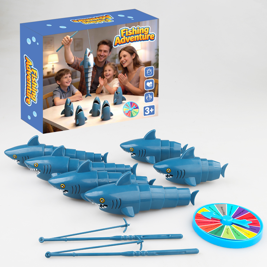 人気のサメスタイル釣りボードゲーム、インタラクティブな卓上ゲ - Board Game Simple のレビューと価格