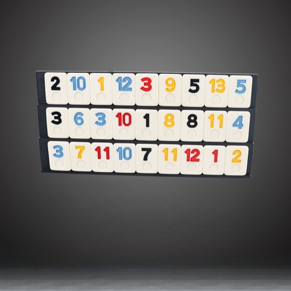 106タイル デジタルラミー、4つの頑丈なラックと説明書付き - Board Game Instruction のレビューと価格