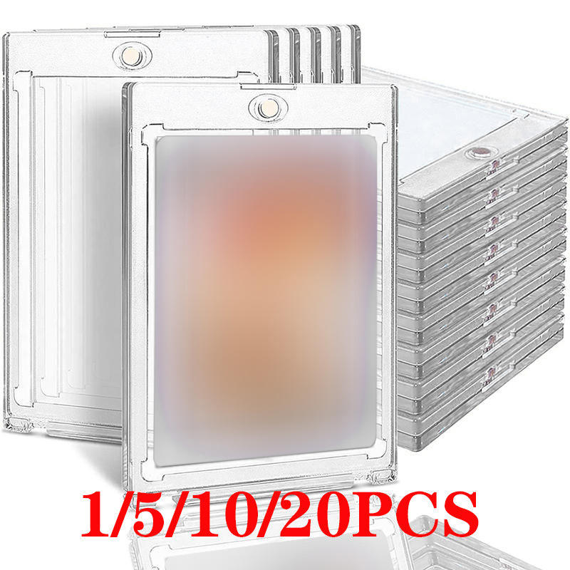 トレーディングカード用マグネット式カードホルダー、ハードケー - Card Sleeves Protector のレビューと価格