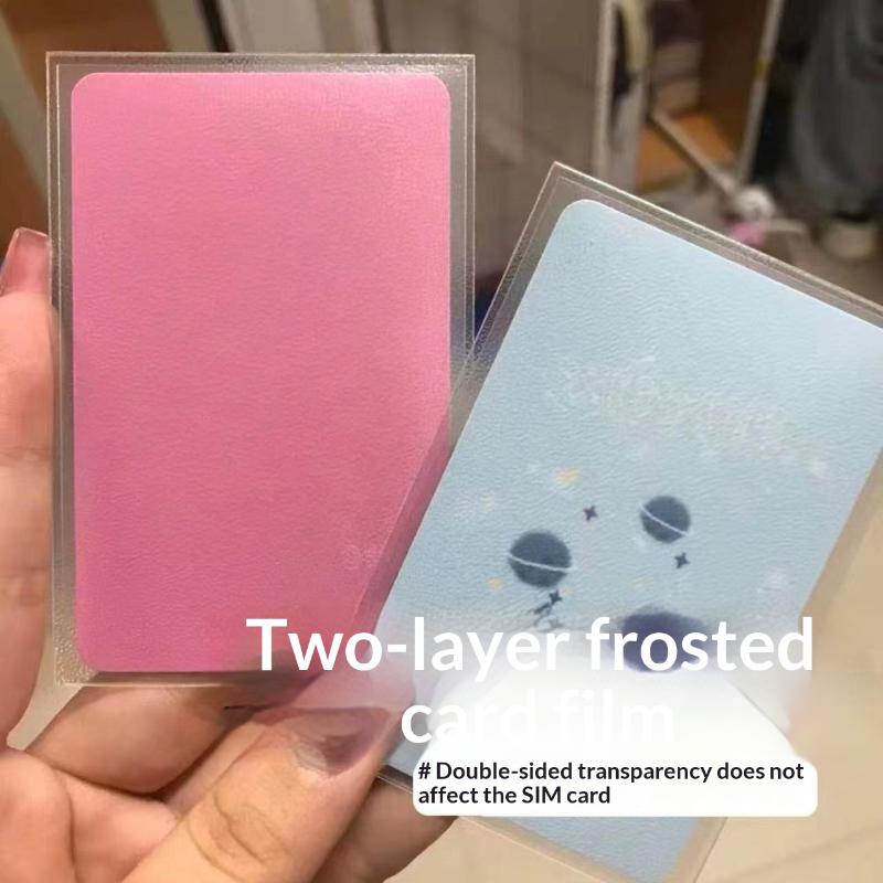 50枚入り Kpop ブランクカードスリーブ PVC フォト - Card Sleeves Protector のレビューと価格