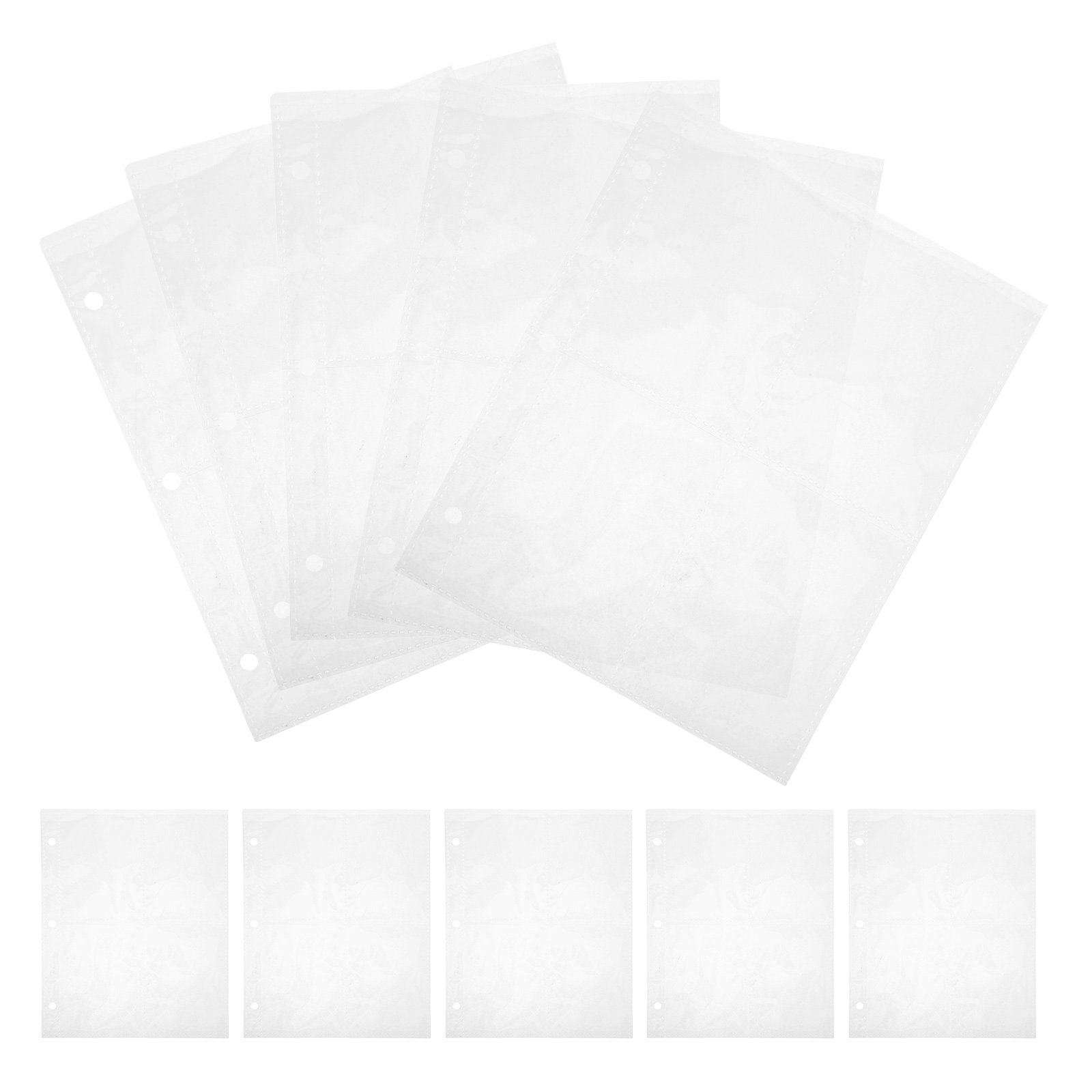 10 個カードバインダーリフィルページ透明プラスチックスリー - Card Sleeves Protector のレビューと価格