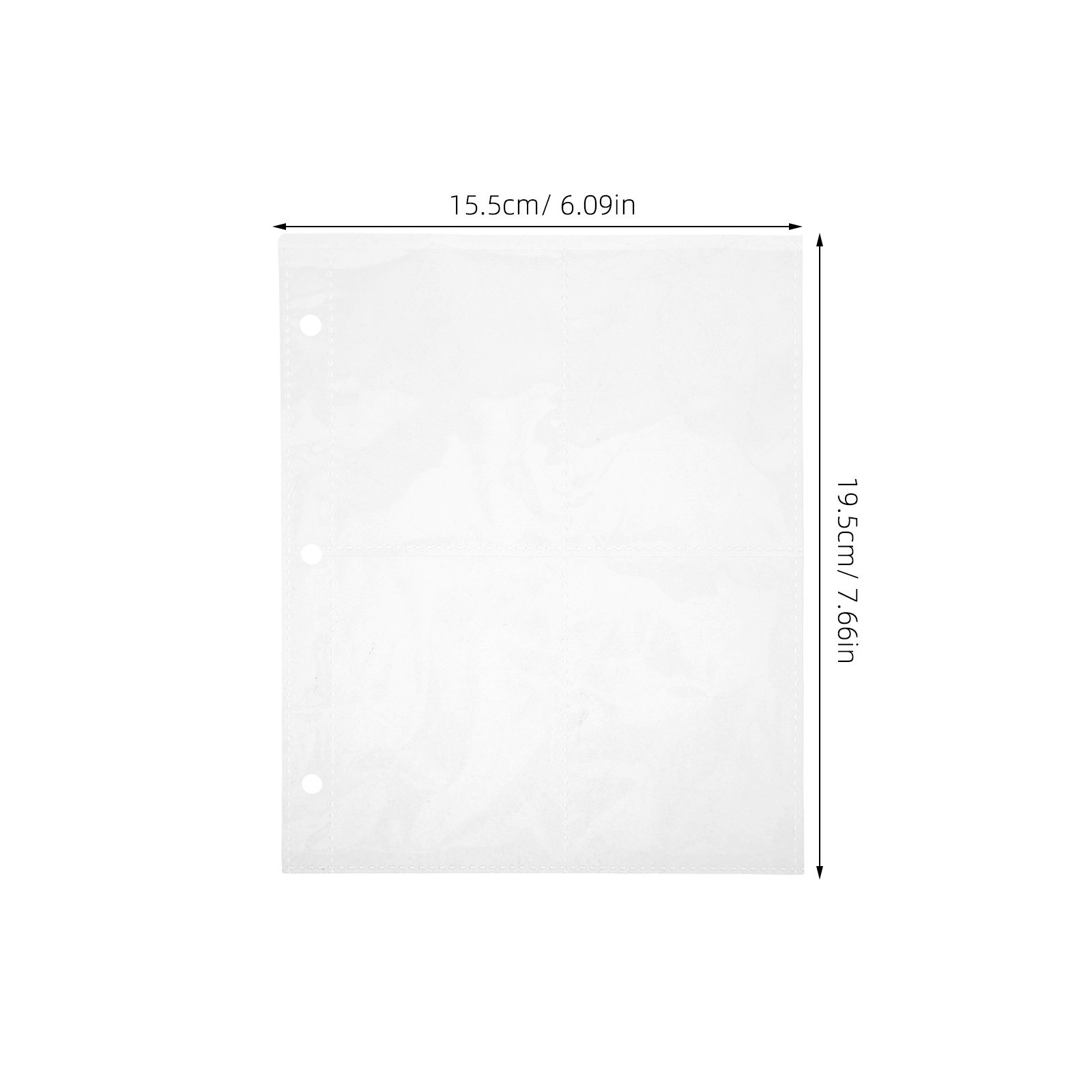 10 個カードバインダーリフィルページ透明プラスチックスリー - Card Sleeves Protector のレビューと価格