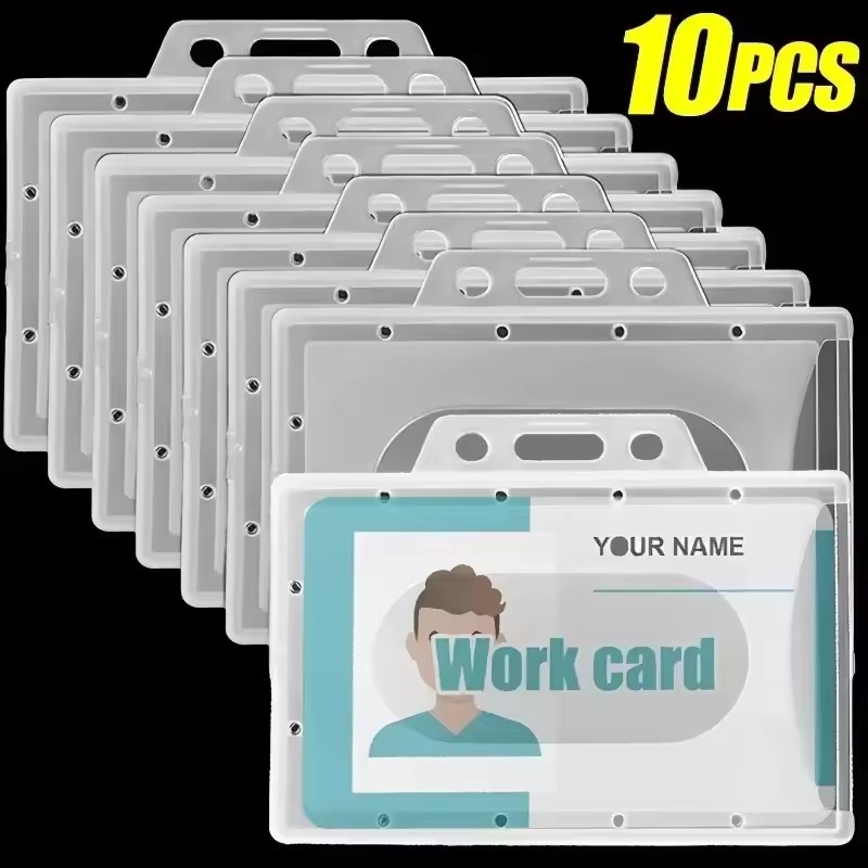 20/5/1 個防水透明プラスチック PVC ID カード名 - Card Sleeves Protector のレビューと価格