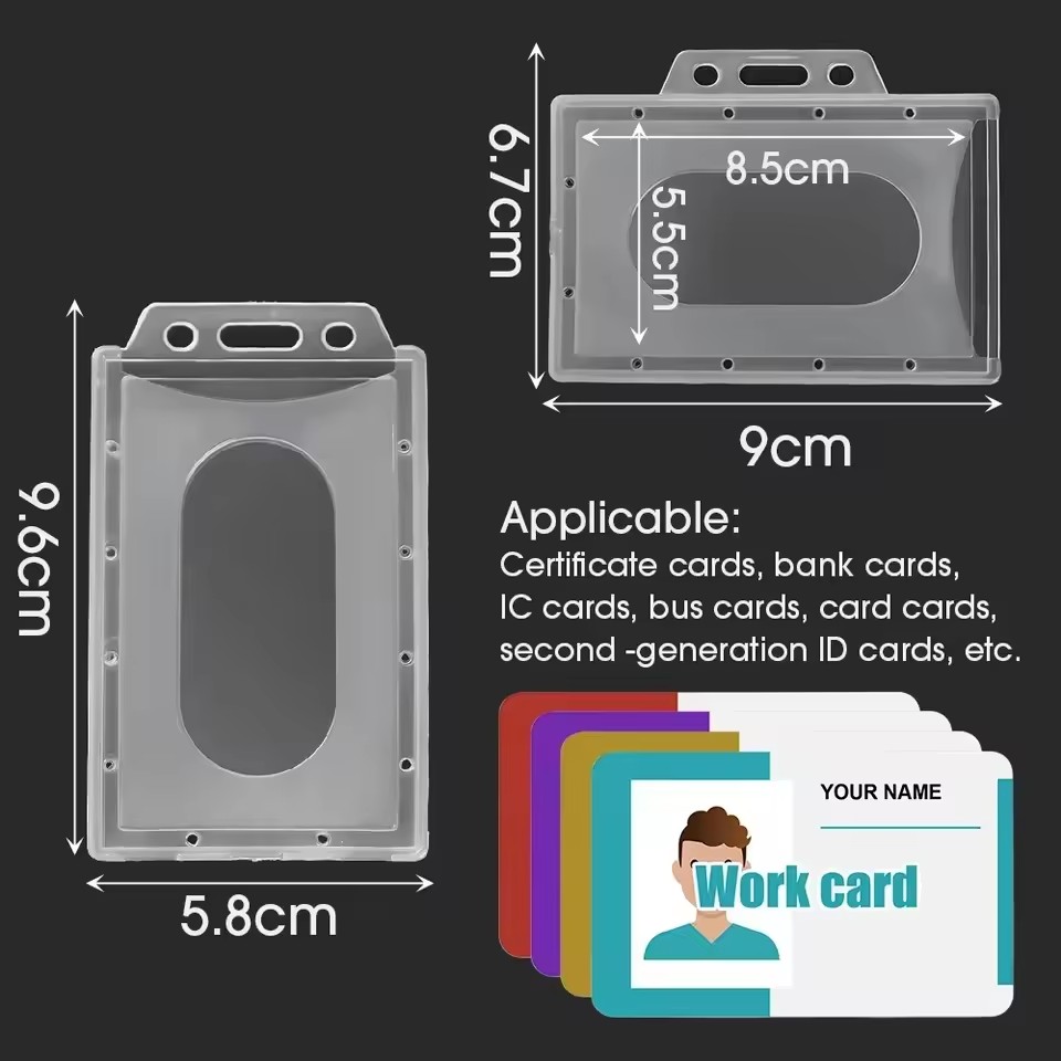 20/5/1 個防水透明プラスチック PVC ID カード名 - Card Sleeves Protector のレビューと価格