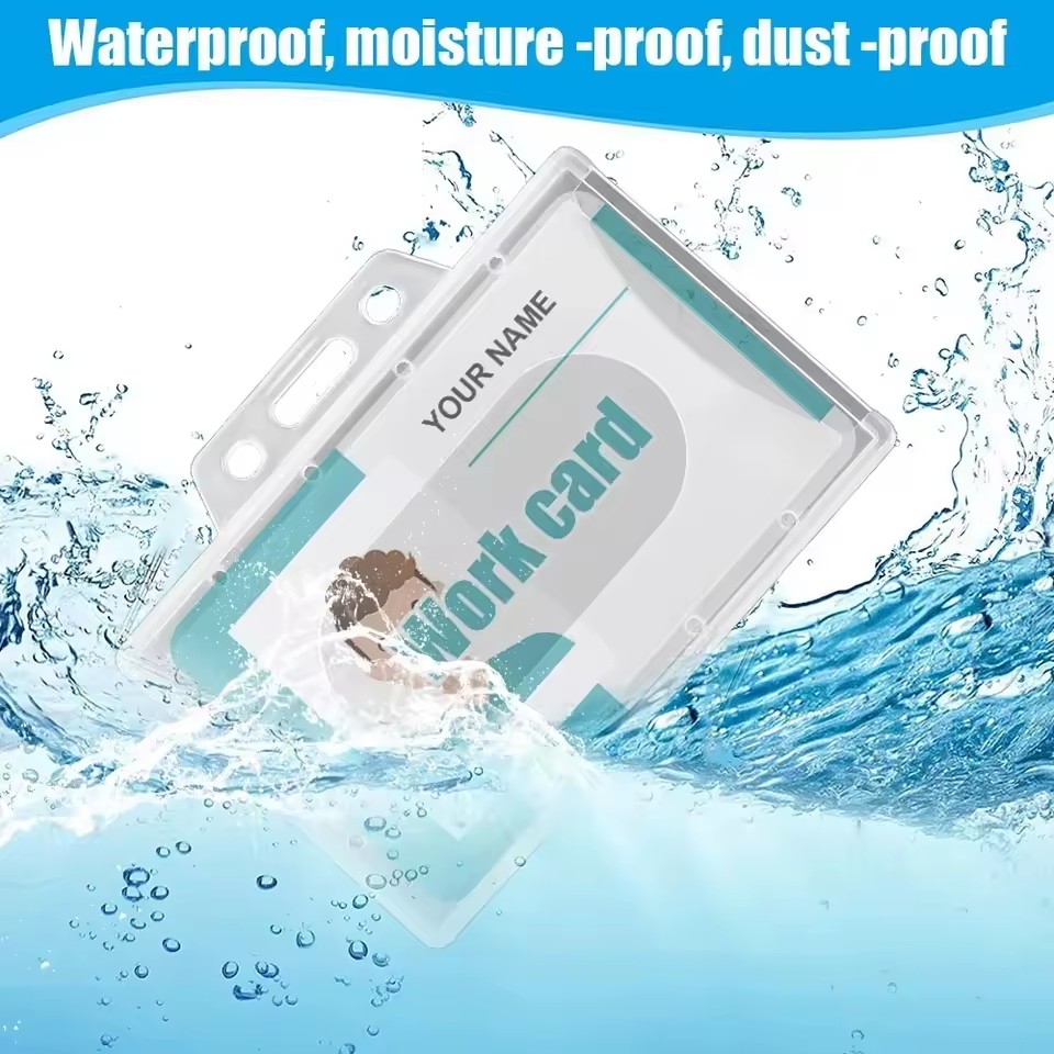 20/5/1 個防水透明プラスチック PVC ID カード名 - Card Sleeves Protector のレビューと価格