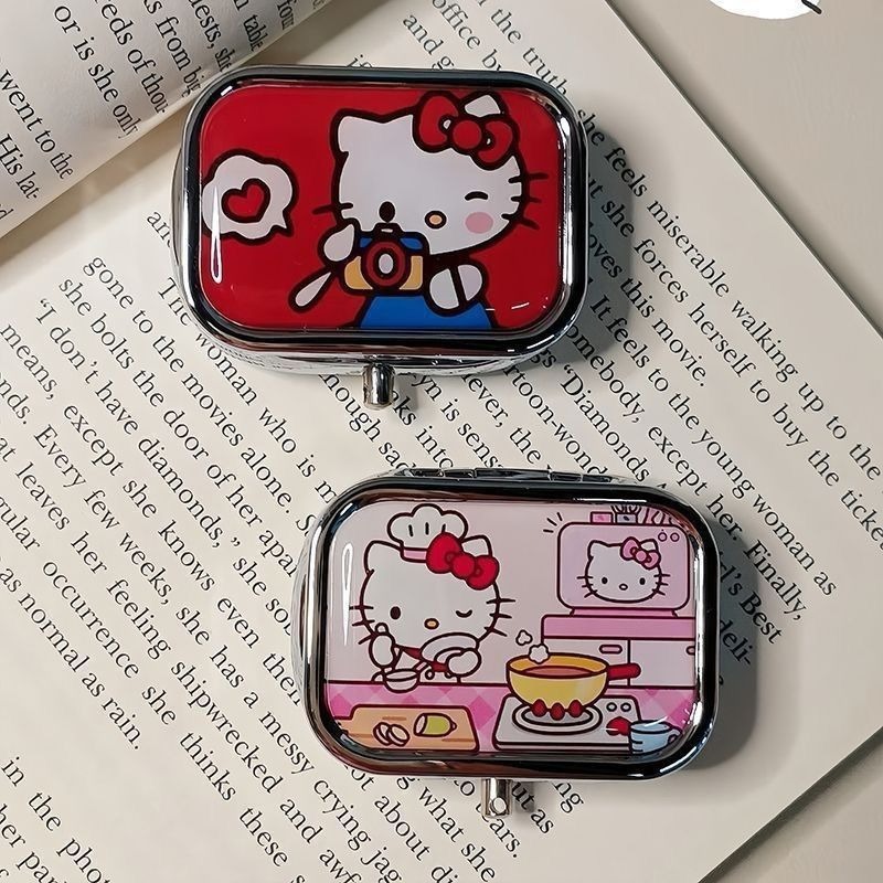 アニメサンリオハローキティ金属収納ボックスピルオーガナイザー - Token Tray Organizer のレビューと価格