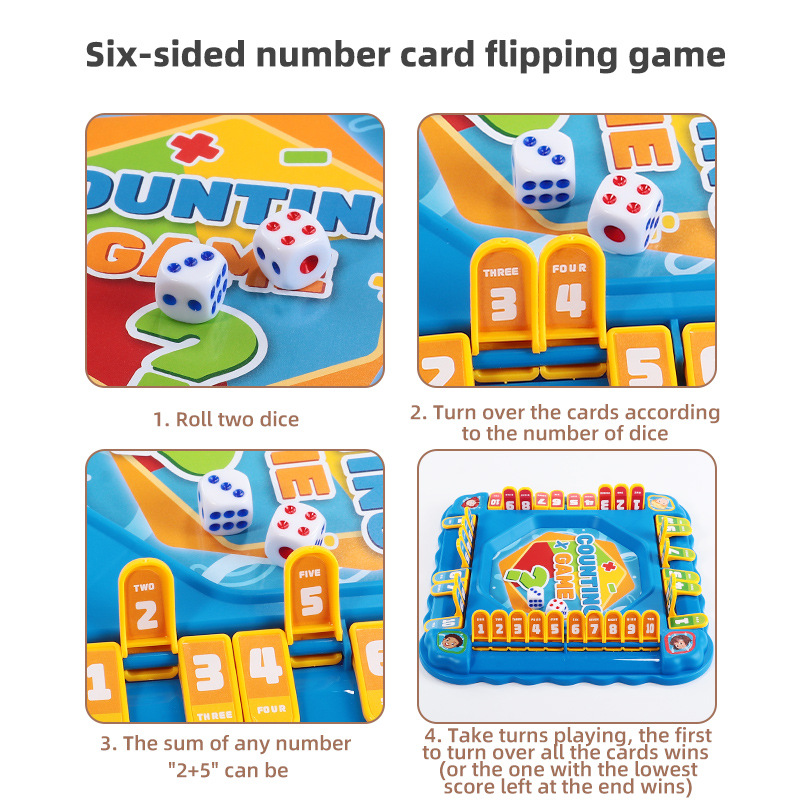 KNYYSECQ 子供用数学反転ゲーム、ボードゲーム、戦闘思 - Board Game Flip 7 のレビューと価格