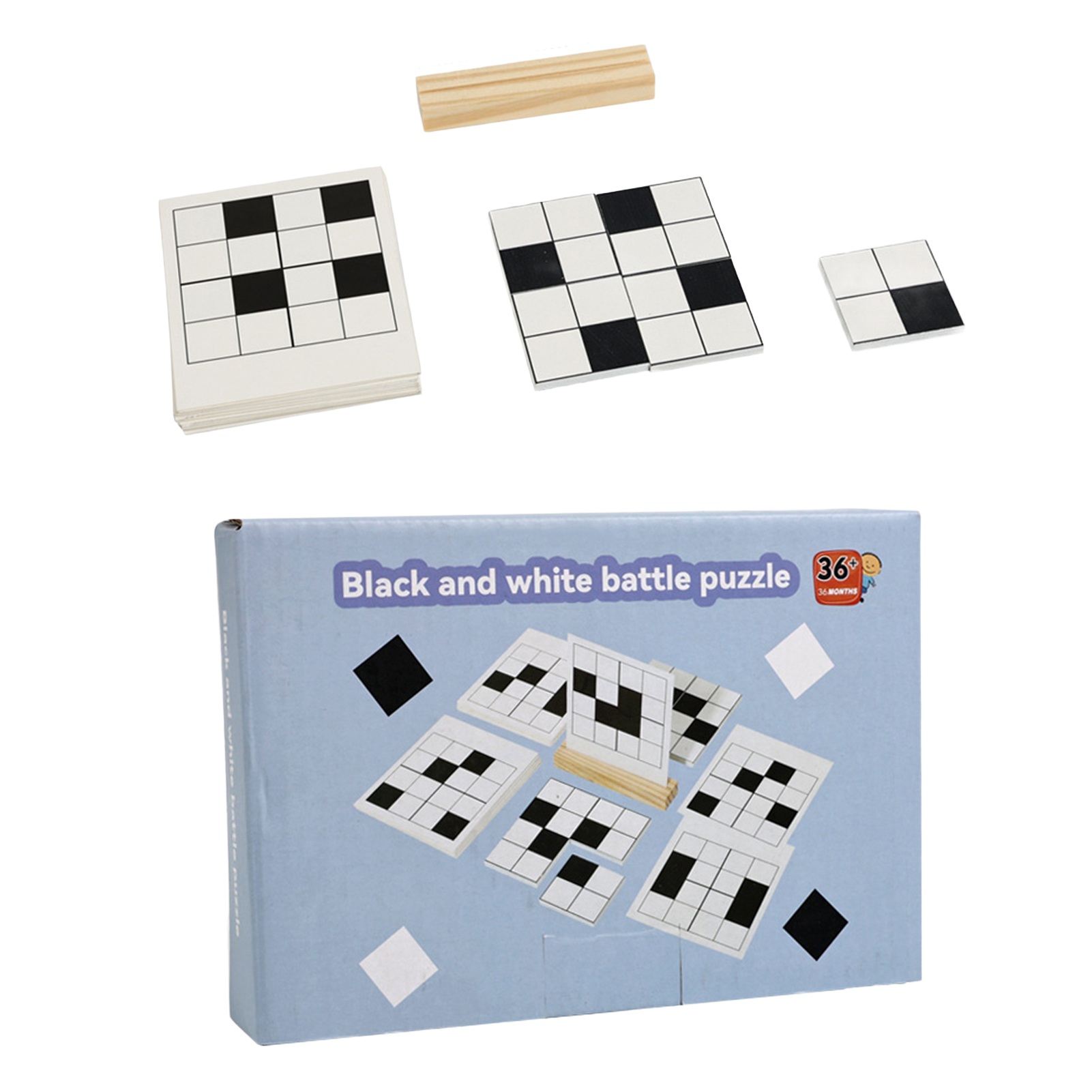 木製ボードゲーム 脳トレパズル 子供向け教育的論理トレーニン - Board Game Quacks のレビューと価格