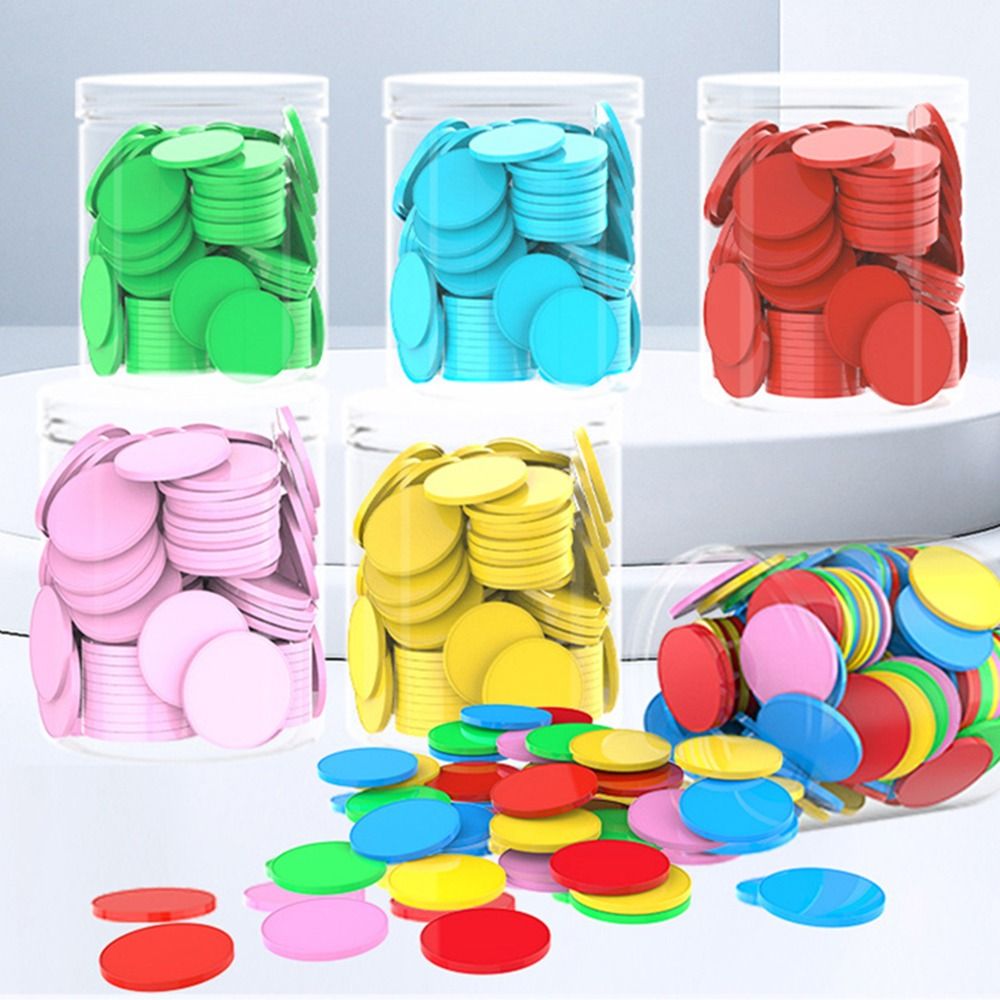 100 個のプラスチック製カウンティングチップ加算減算操作カ - Board Game Economy のレビューと価格