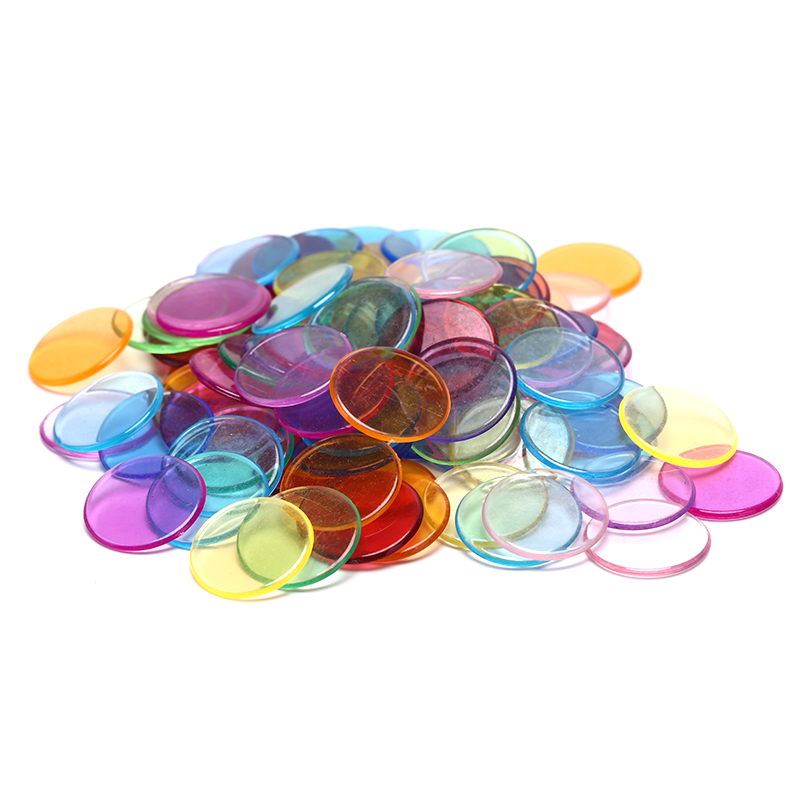 100個入り 数学教育用 白色 19mm プラスチック製ポー - Board Game Economy のレビューと価格