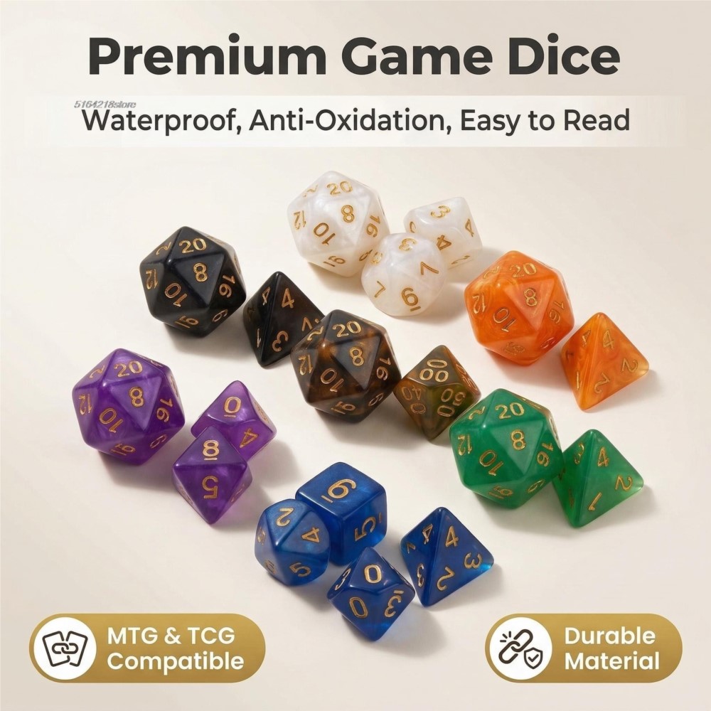 7 個セットサイコロボードゲームロールサイコロギャラクシーテ - Board Game Economy のレビューと価格