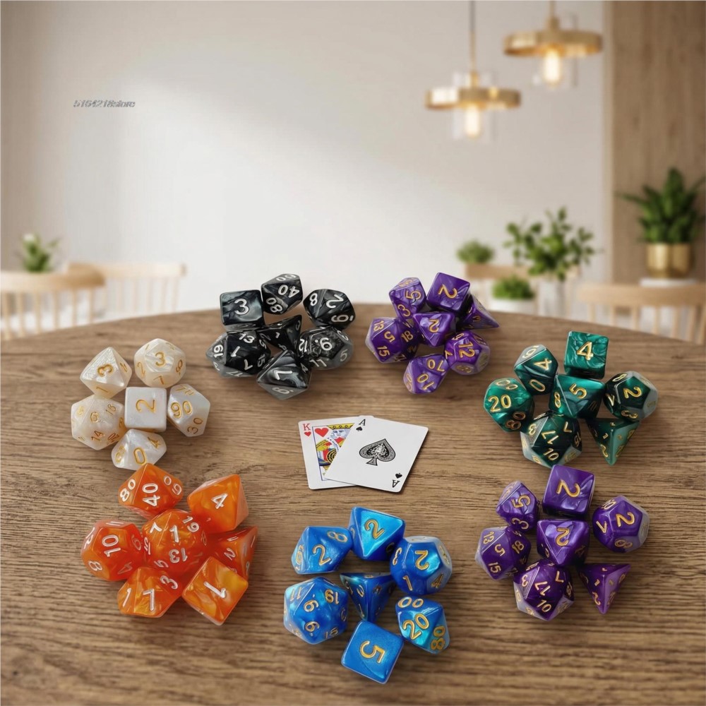 7 個セットサイコロボードゲームロールサイコロギャラクシーテ - Board Game Economy のレビューと価格