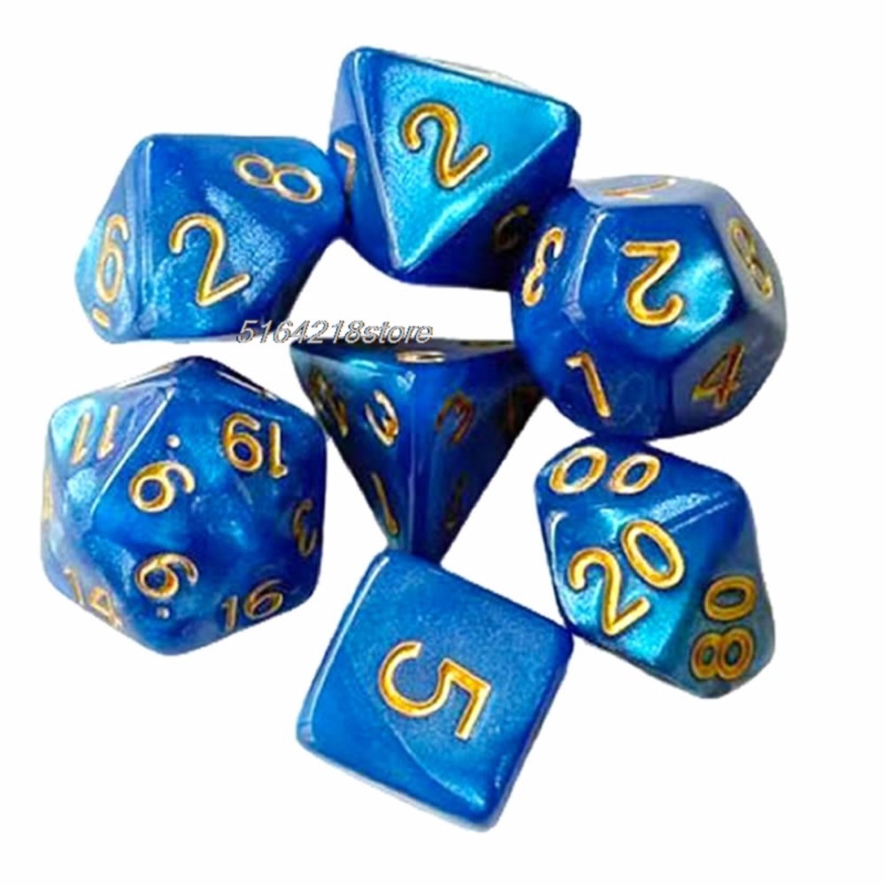 7 個セットサイコロボードゲームロールサイコロギャラクシーテ - Board Game Economy のレビューと価格