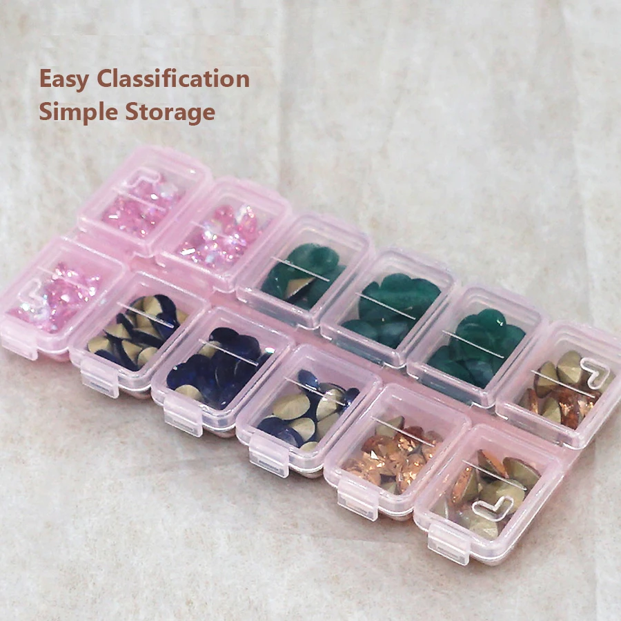 12コンパートメントプラスチックラインストーンオーガナイザー - Token Tray Organizer のレビューと価格