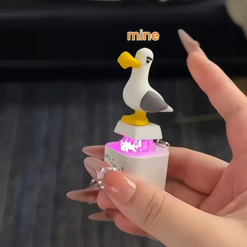 アヒル型キーボードキーキャップキーホルダー、クワッキーアヒル - Board Game Quacks のレビューと価格